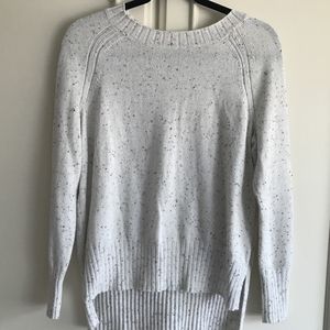 White Speckled Sweater